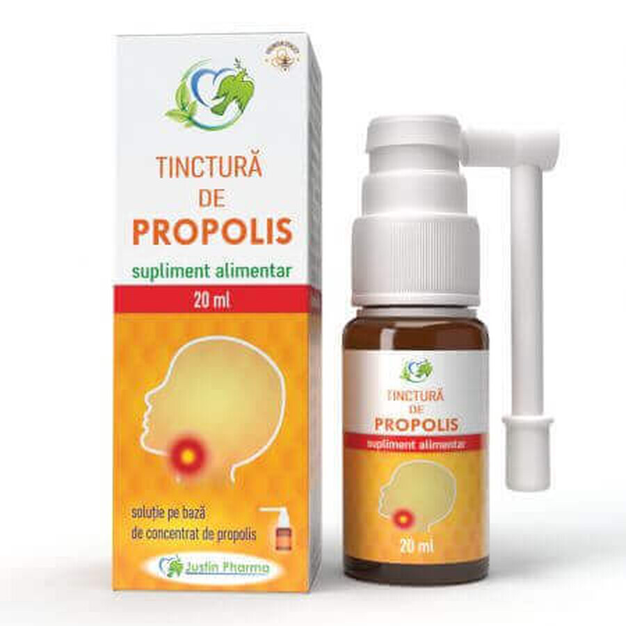 Tintura di propoli, 20 ml, Justin Pharma