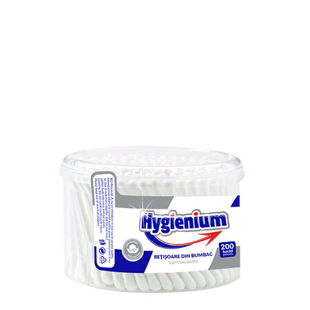 Bacchette di cotone, 200 pezzi, Hygienium