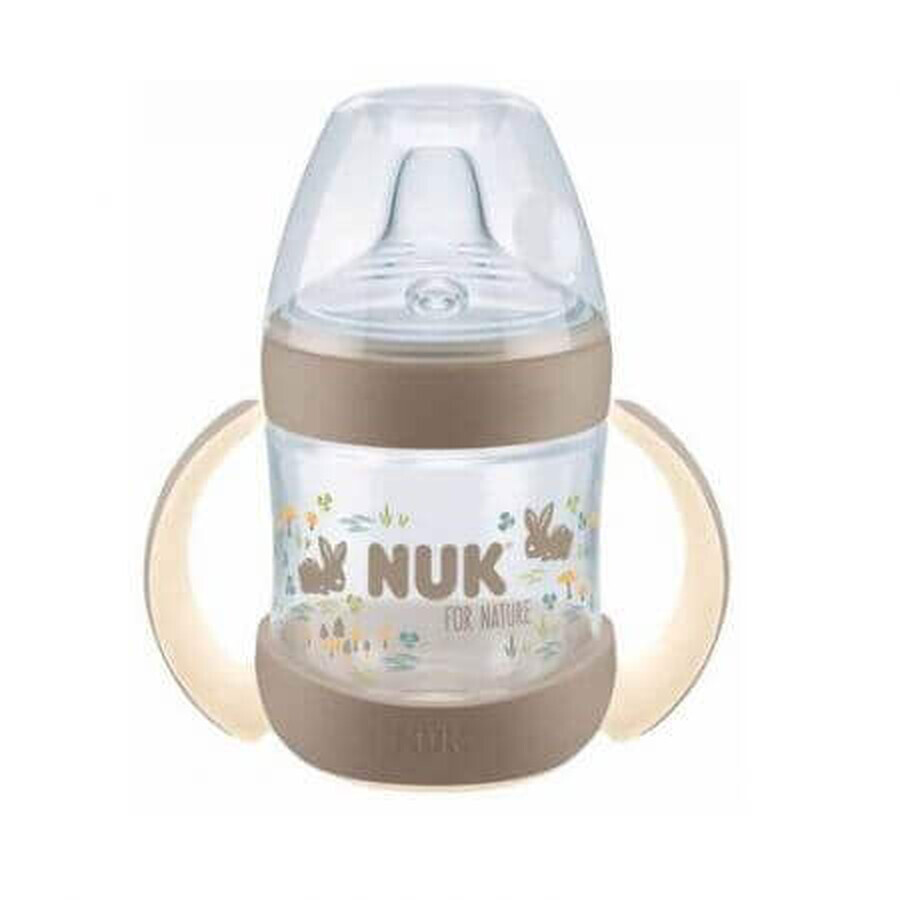 Learner Nature Sense bottle with pouring spout, capacity 150 ml, Crem, Nuk