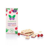 Chocolat blanc aux framboises, 100 gr, Sweeteria