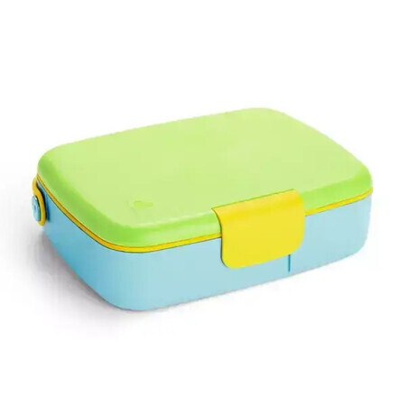 Portapranzo con utensili in acciaio inox Bento Lunch, +18 mesi, Verde, Munchkin