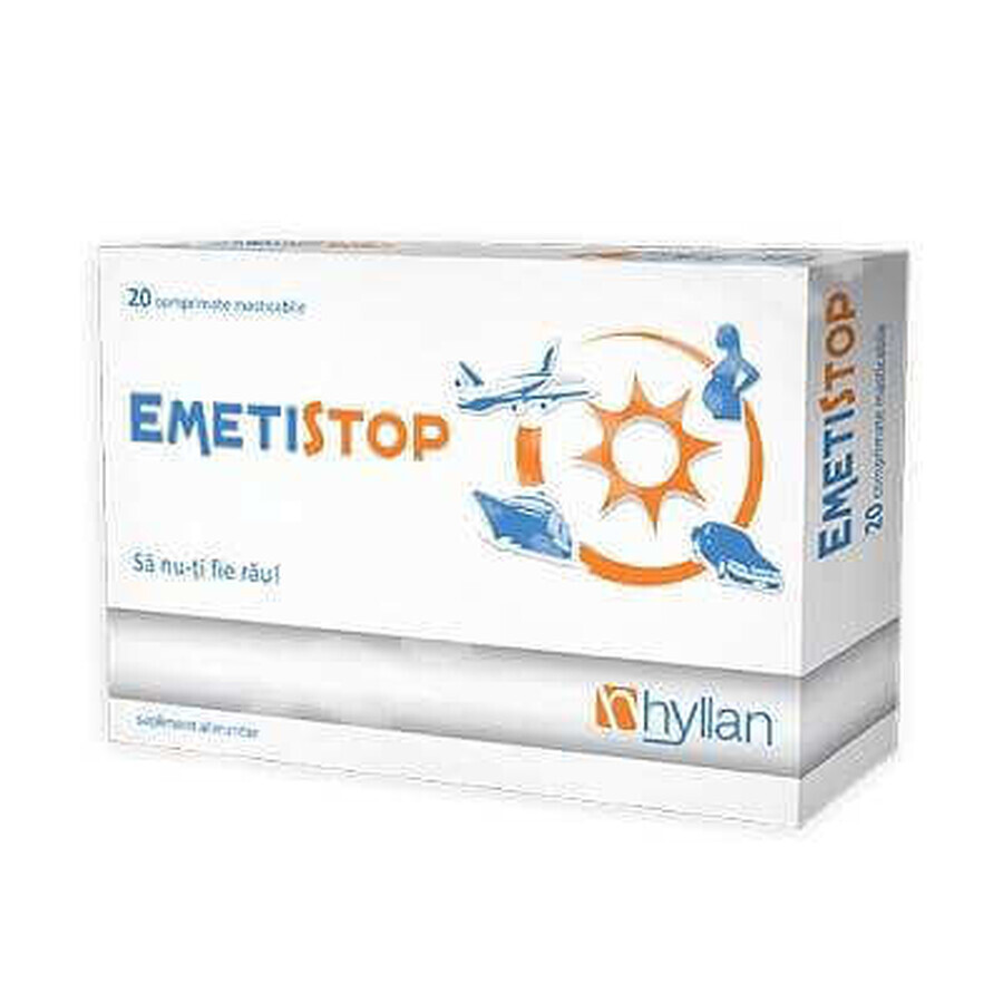 Emetistop (Metistop), 20 Tabletten, Hyllan