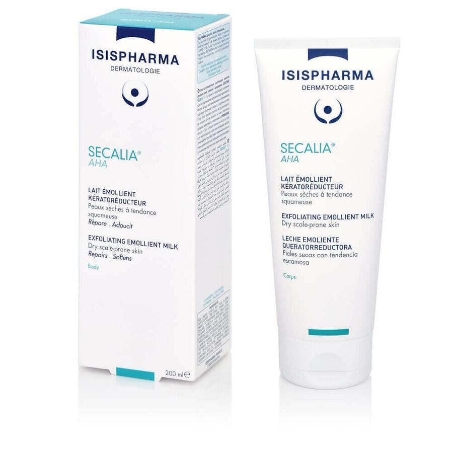 Secalia AHA corpo emolliente, 200 ml, Isispharma