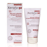 Keratolytic and moisturizing emulsion Xerolys 50, 40 ml, Lab Lysaskin