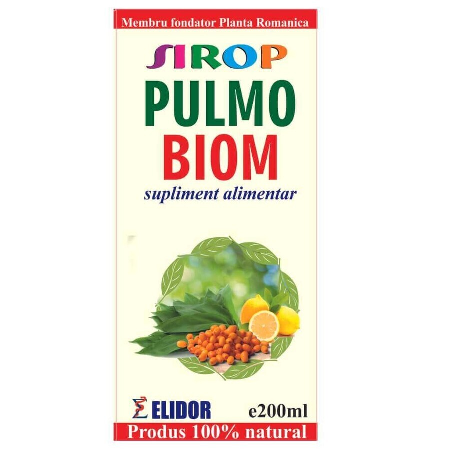 Pulmo Biom Syrup, 200 ml, Elidior