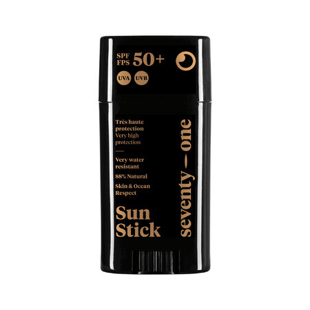 Stick solare molto impermeabile per il viso SPF 50 The Pacha Mama, 15 g, Seventy One Percent