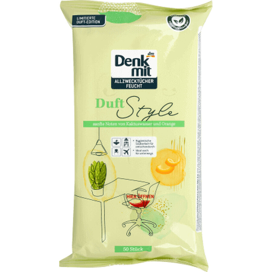 Denkmit Salviette umidificate cactus, 50 pz