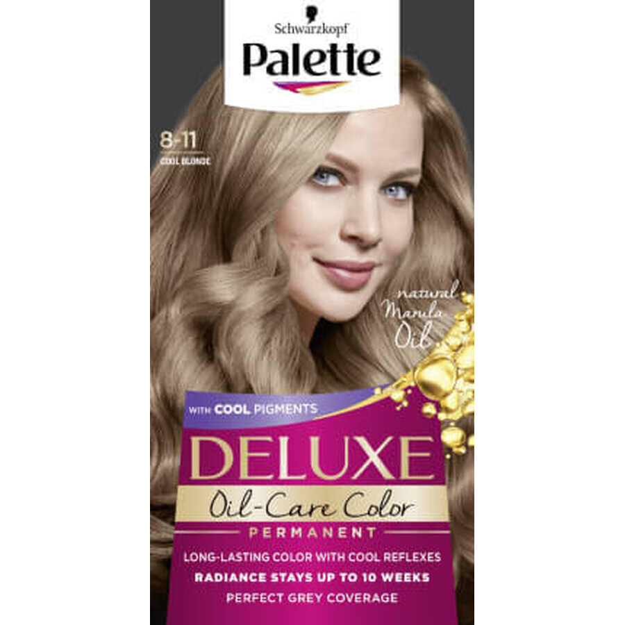 Palette Deluxe Tintura permanente 8-11 Cool Blonde, 1 pz