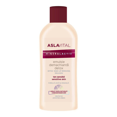 Aslavital Mineralactiv Detox Cleansing Emulsion, 150 ml, Farmec