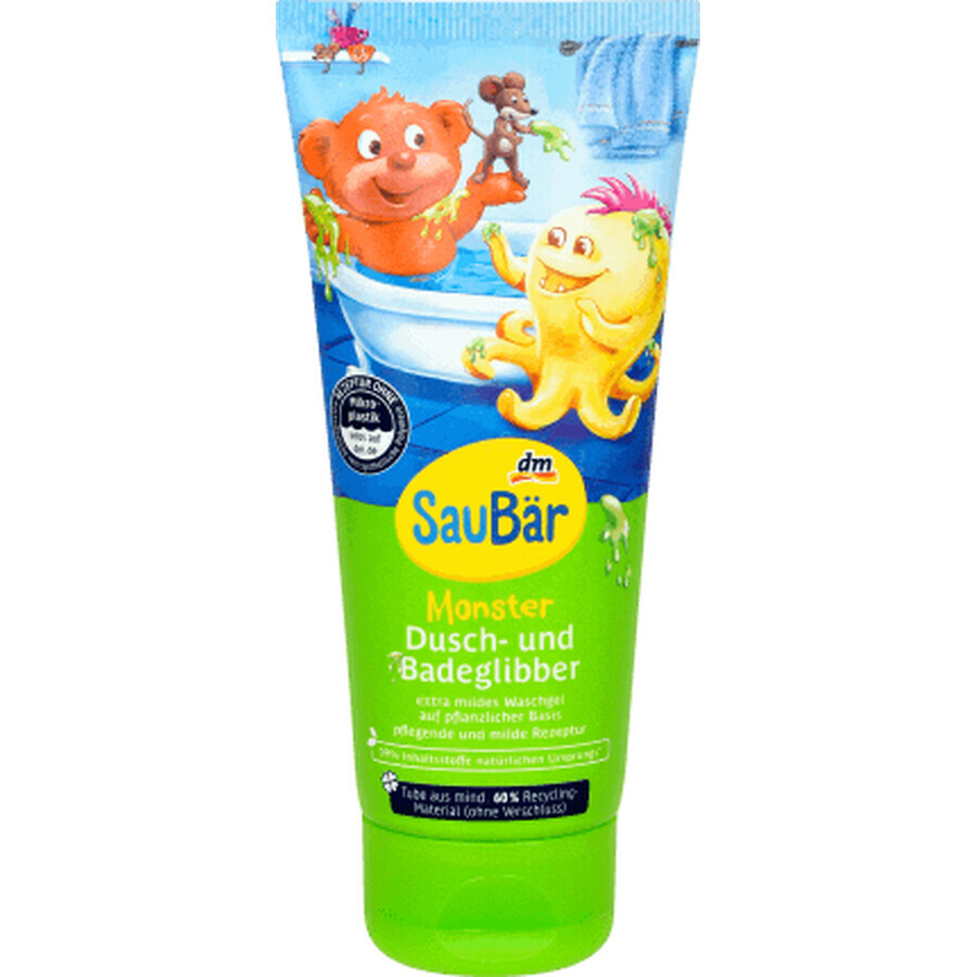 SauBär Slime doccia e bagno per bambini, 100 ml