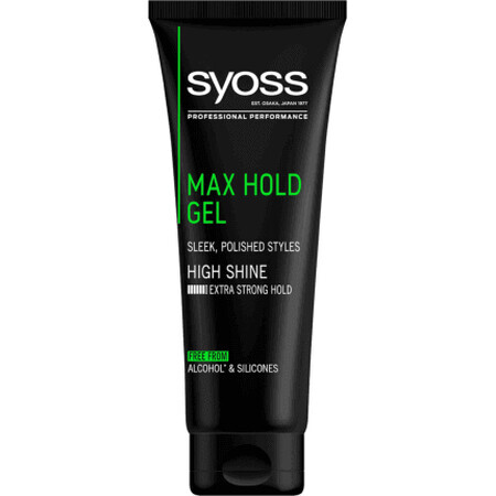 Syoss Max Hold Hair Gel, 250 ml