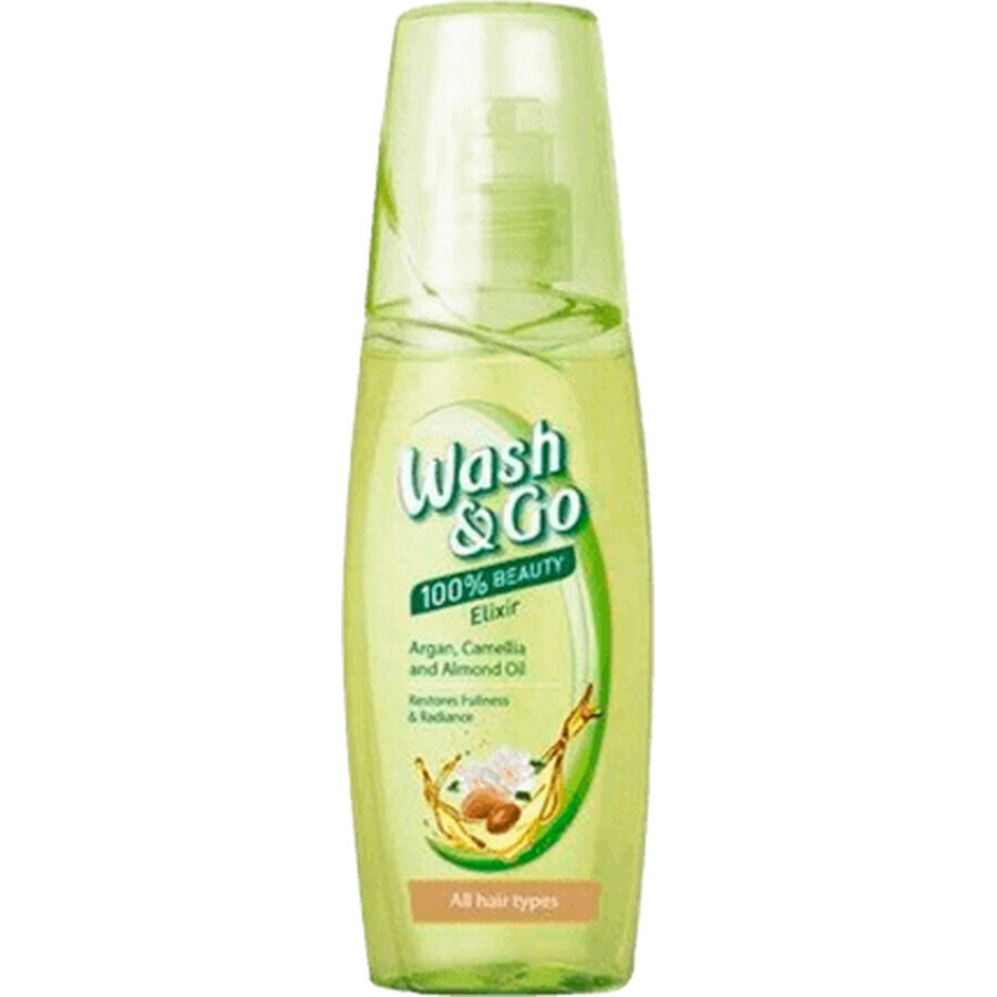 Wash&amp;Go Argan Elixir Oil voor alle haartypes, 100 ml