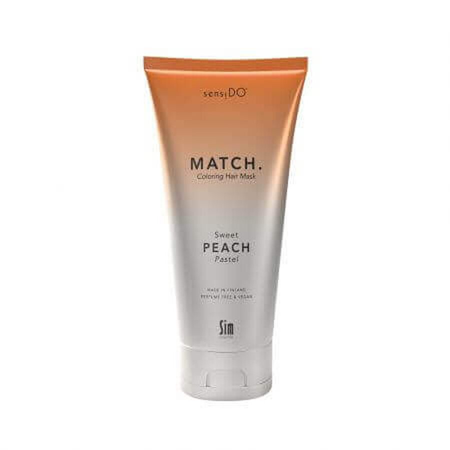 Sweet Peach Pastel Colouring Hair Mask, 200ml, Sensido Match