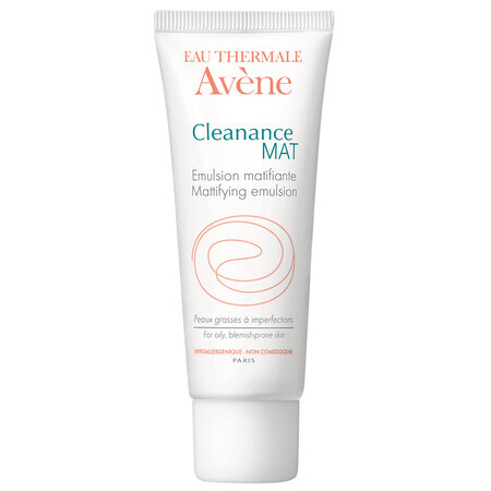 Avene Cleanance Mat - Emulsione Opacizzante Pelli Grasse, 40ml