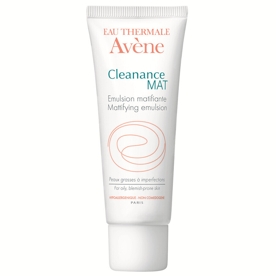 Avene Cleanance Mat - Emulsione Opacizzante Pelli Grasse, 40ml