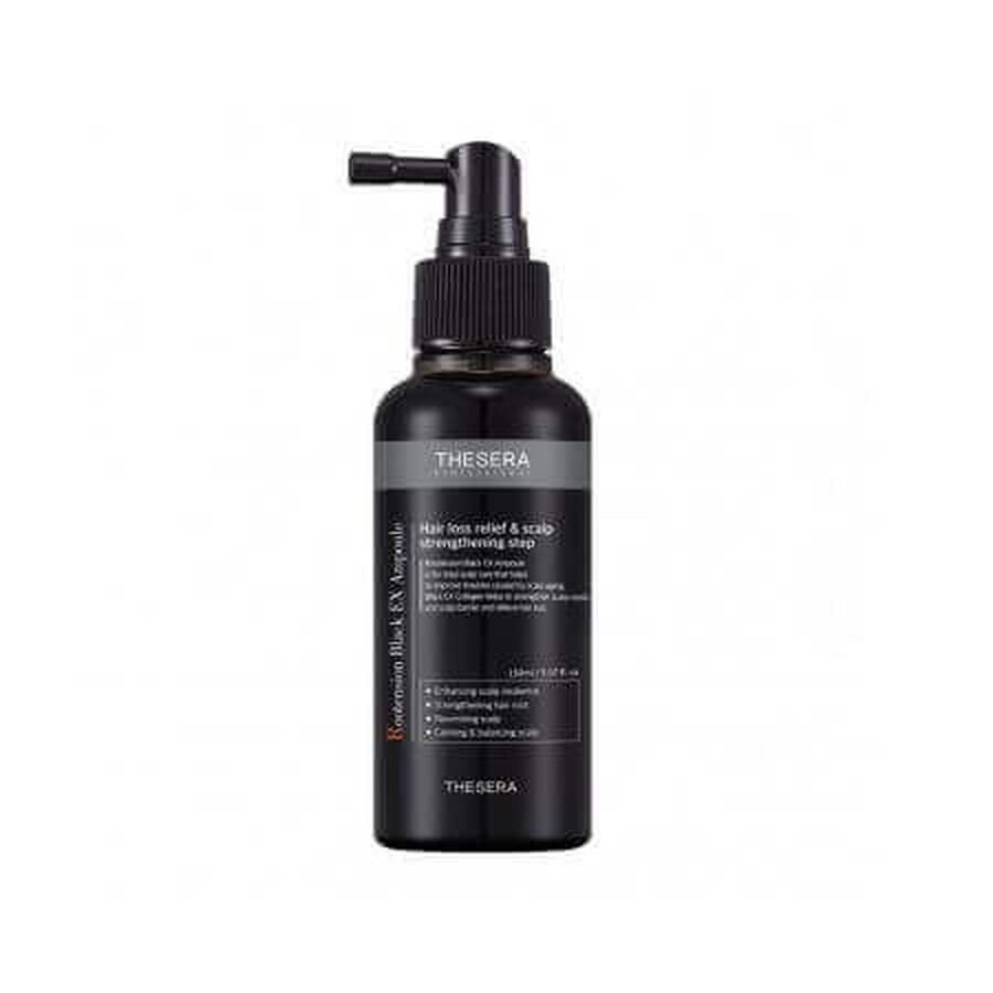 Trattamento cuoio capelluto Roottension Black Ex Ampoule, 150 ml, Thesera