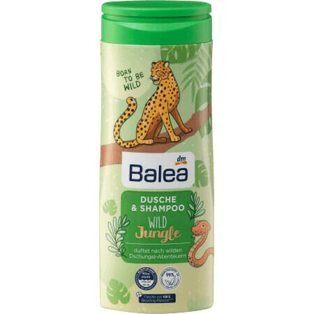 Balea Gel doccia e shampoo 2 in 1 Wild Jungle, 300 ml