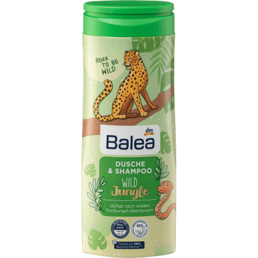 Balea Gel doccia e shampoo 2 in 1 Wild Jungle, 300 ml