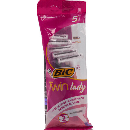 Rasoio BIC Twin lady, 5 pezzi