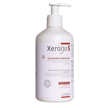 Emulsion for dry skin Xerolys 5, 200 ml, Lab Lysaskin