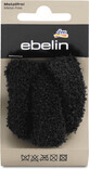 Elastici per capelli in peluche Ebelin Soft - neri, 3 pz