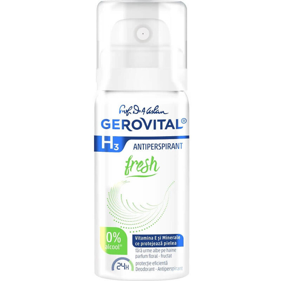 Deodorante Antiperspirante Fresh, Gerovital H3 Antiperspirante, 40 ml, Farmec