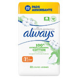 Always Naturals Duo pads, size 1, 22 pcs, P&amp;G