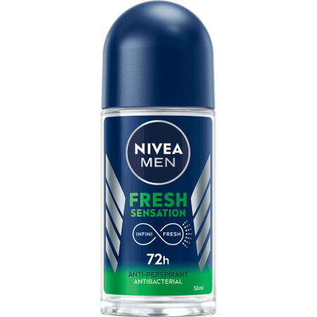 Nivea MEN FRESH SENSATION Desodorante Roll-On, 50 ml