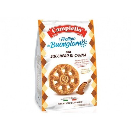 Biscuiti cu zahar din trestie, 350 gr, Campiello