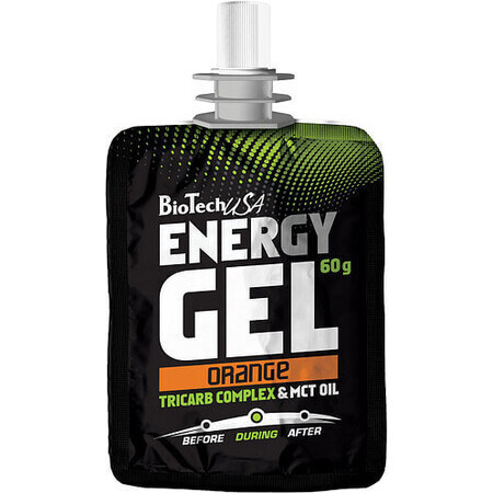 Gel energetico arancione, 60 g, Biotech USA