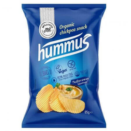 Patatine ecologiche di hummus con spezie mediterranee, 85 g, Mc Lloyd's