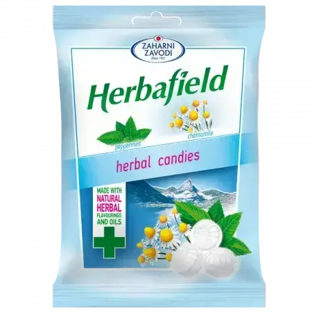 Mint and Chamomile Flavoured Drops, 85 g, Herbafield