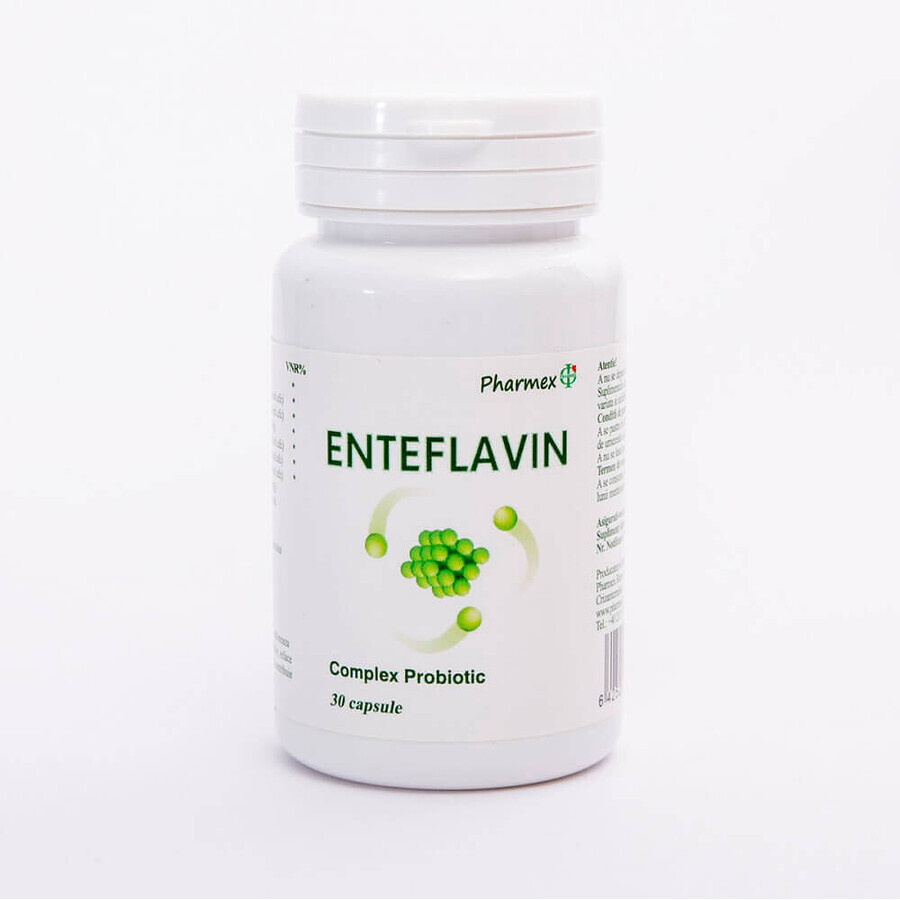 Enteflavin, 30 capsule, Pharmex