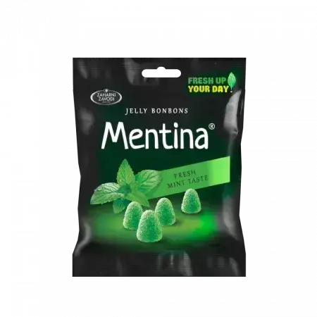 Gelatine al gusto di menta, 80g, Mentina