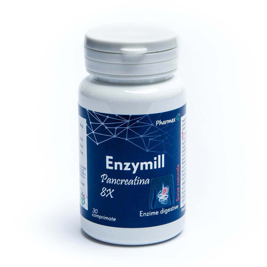 Enzymill Pancreatin, 30 tablets, Pharmex