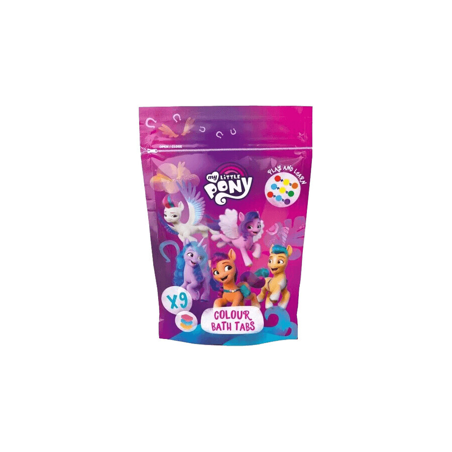 Pastiglie da bagno colorate My Little Pony, 9 x 16 g, Edg