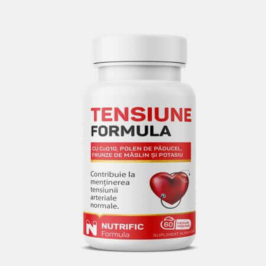 Tension formula with coenzyme Q10, 60 capsules, Nutrific