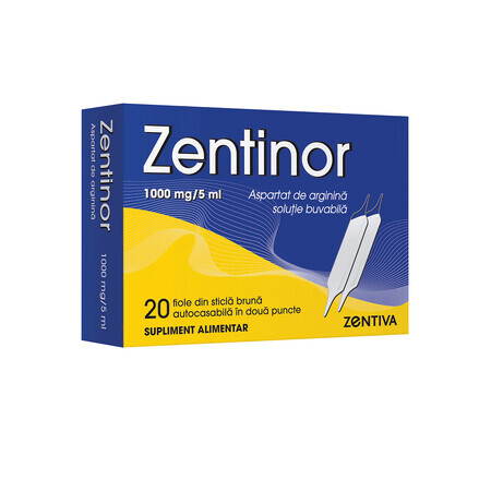 Zentinor, 20 fiale, Zentiva