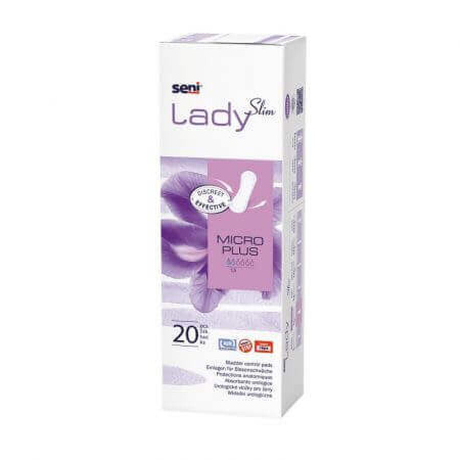 Assorbenti urologici Lady Slim Micro Plus, 20 pezzi, Seni