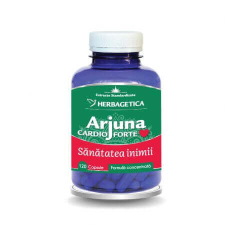 Arjuna Cardio Forte, 120 capsule, Herbagetica