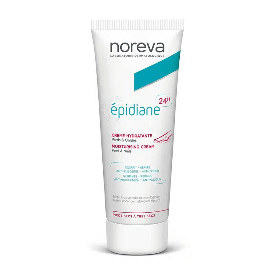 Noreva Epidiane Moisturizing Foot and Nail Cream, 125 ml