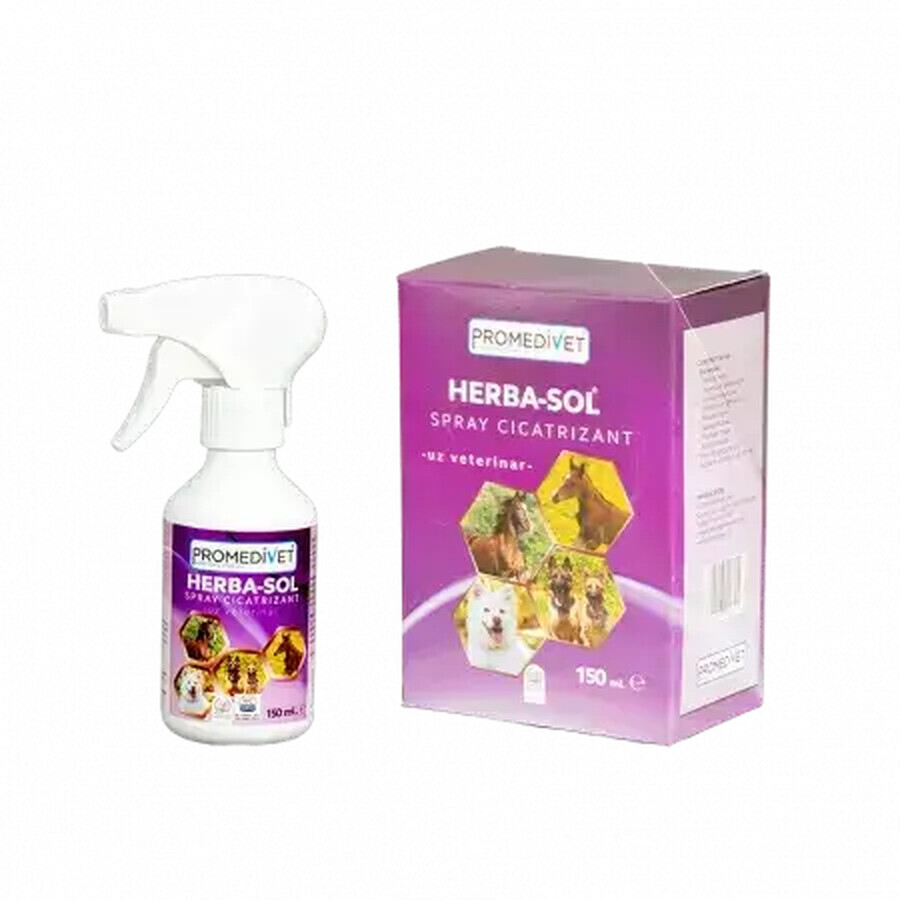 Spray curativo Herbasol, 150 ml, Promedivet