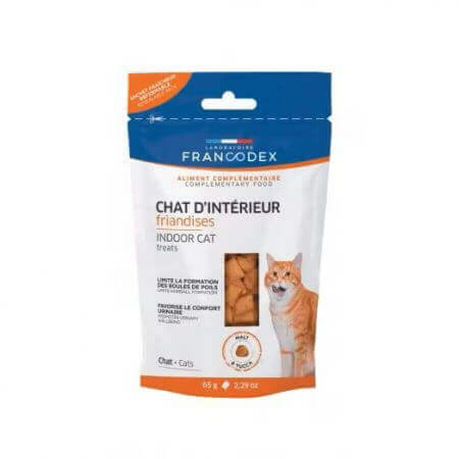 Anti-haarbal beloningen voor katten en kittens, 65 g, Francodex