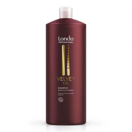 Shampoo all'olio di Argan per capelli lucenti Velvet Oil, 1000 ml, Londa Professional
