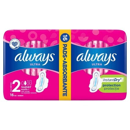 Always Ultra Super Absorbents, 16 pieces, P&G