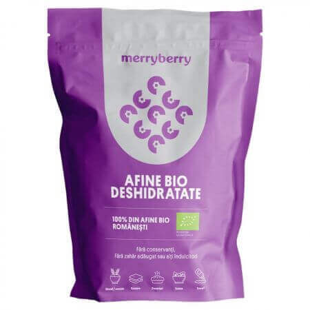 Bio dehydrated blueberries, 100 g, MerryBerry