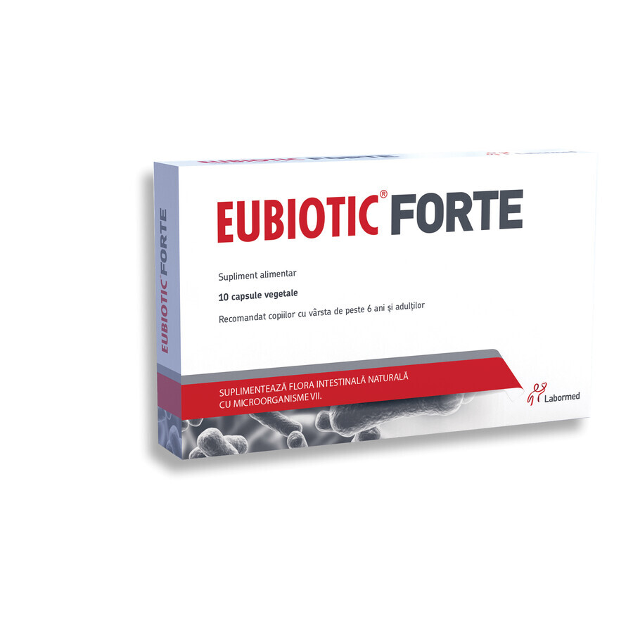 Eubiotic Forte, 10 vegetarian capsules, Labormed