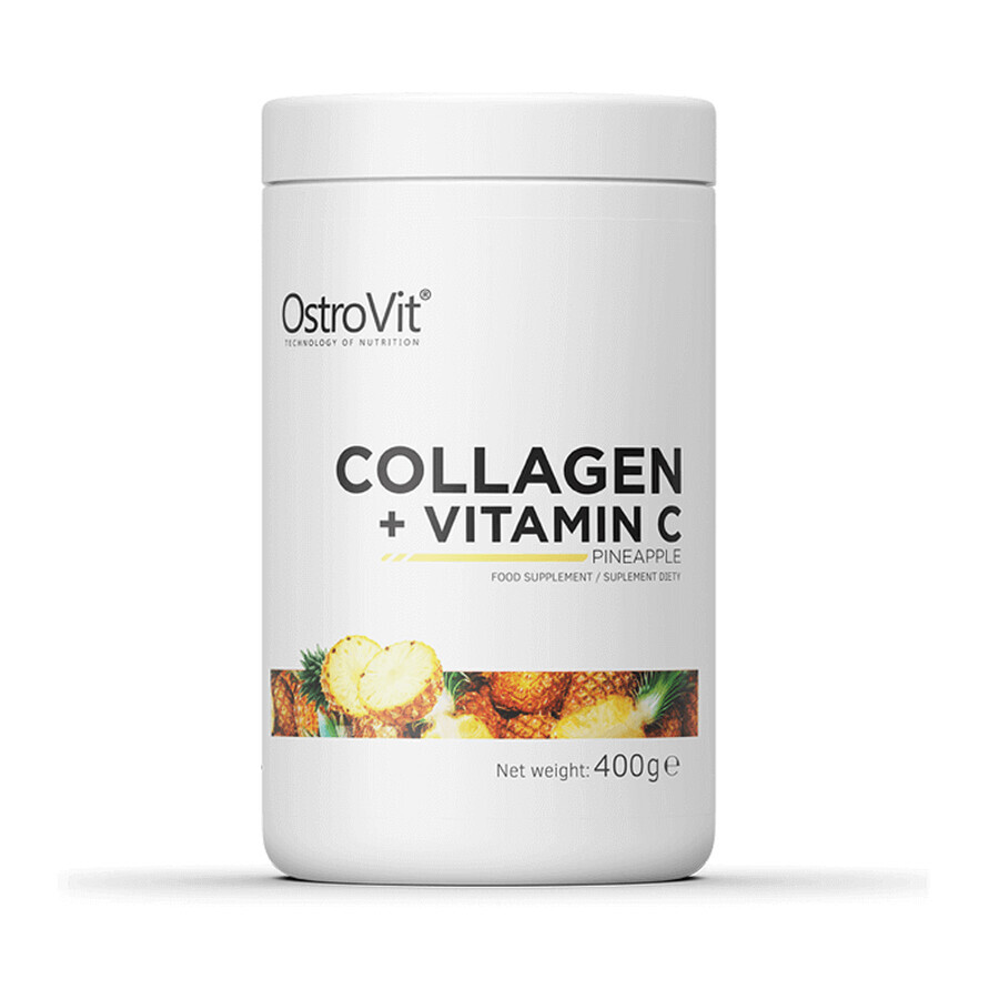 Collagen + Vitamin C Pineapple, 400g, Ostrovit