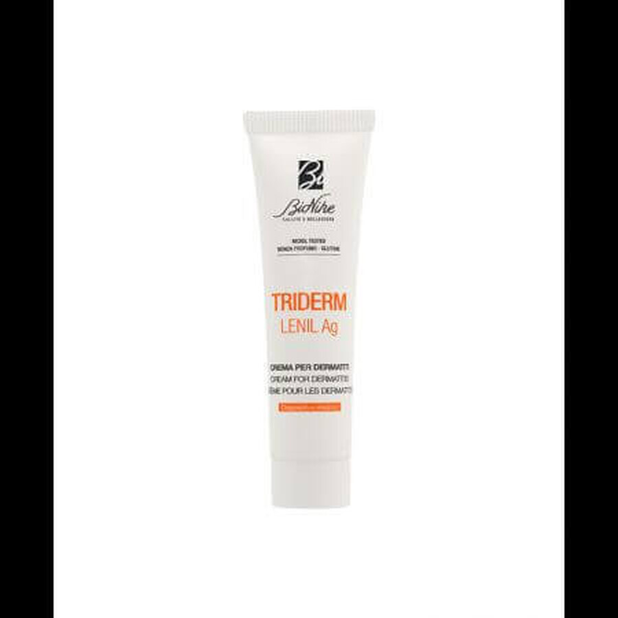 BioNike Triderm AG Colloidal silver cream for dermatitis and eczema with risk of superinfection, 30 ml