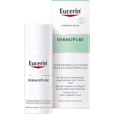 Dermo Pure crema lenitiva e idratante per la pelle, 50 ml, Eucerin